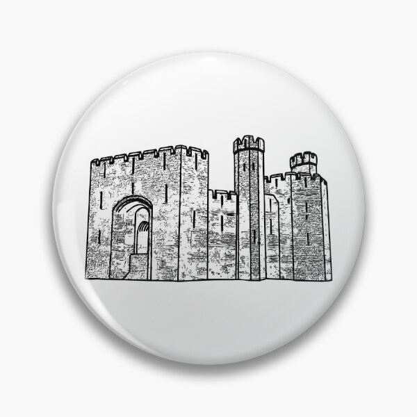 Item preview, Caernarfon Castle Vector designed and sold by tribbledesign.