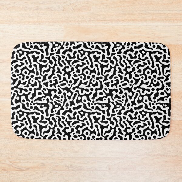 Item preview, Alien African Zebra Virus Pattern Design White on Black designed and sold by Stephen Chambers / The Pop Art Factory.