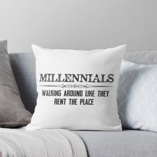 Item preview, Millennials Gifts - Walking Around Like They Rent the Place Funny Gift Ideas for Baby Boomers & Generation X Y Z designed and sold by merkraht.