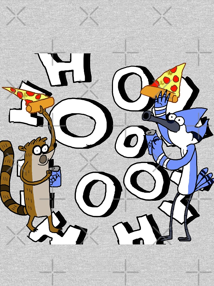 Pizza and Soda/Mordecai and Rigby by kestrada2906