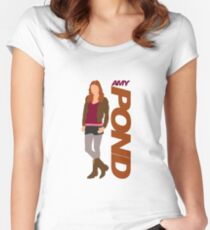 POND. Amy POND Women's Fitted Scoop T-Shirt