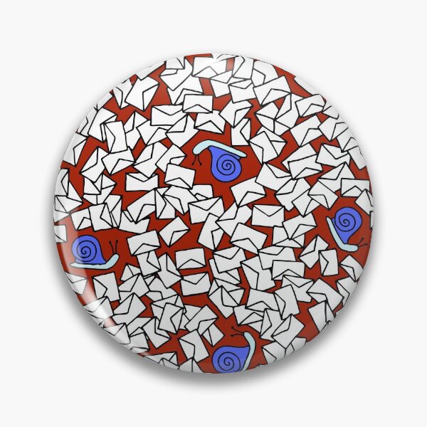 Item preview, Snail Mail || Red Palette || Post Office || Mail  designed and sold by Hilary Leslie.