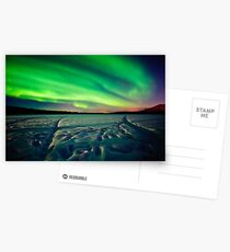 Beach Lake Aurora Postcards