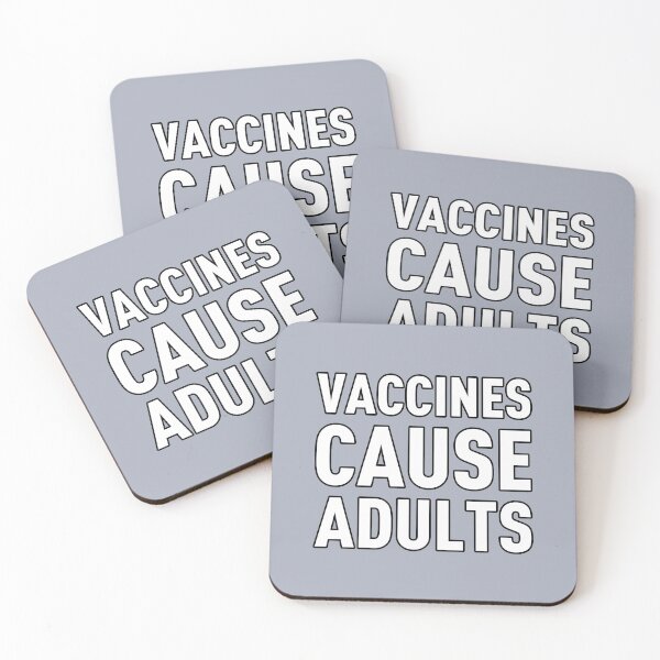 Item preview, Vaccines cause Adults designed and sold by LazyMillenial.