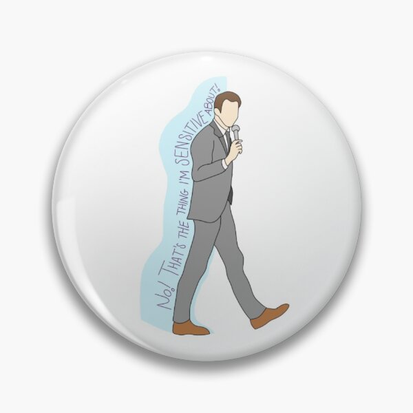 Item preview, "That's the thing I'm sensitive about!" John Mulaney quote designed and sold by elisabetheg.