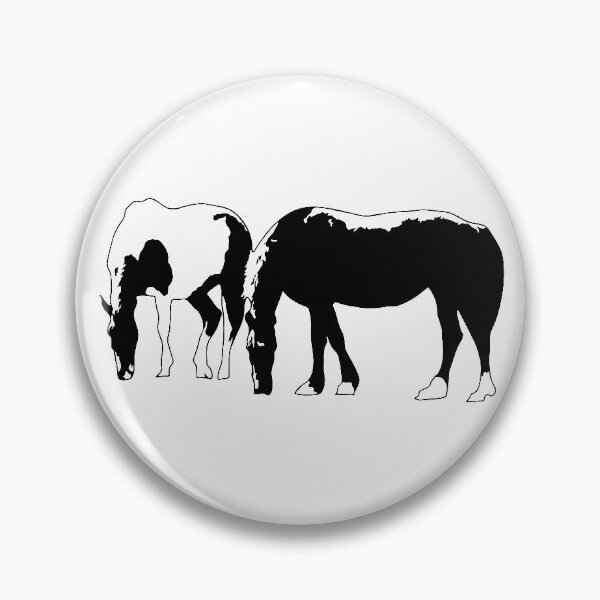 Item preview, Horses in a field Vector designed and sold by tribbledesign.