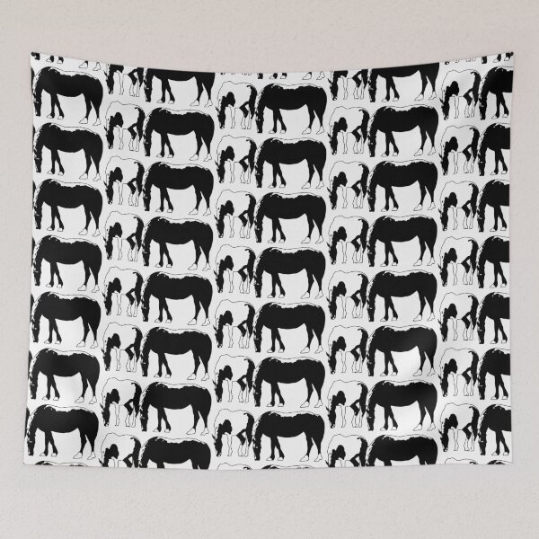 Item preview, Horses in a field Vector designed and sold by tribbledesign.