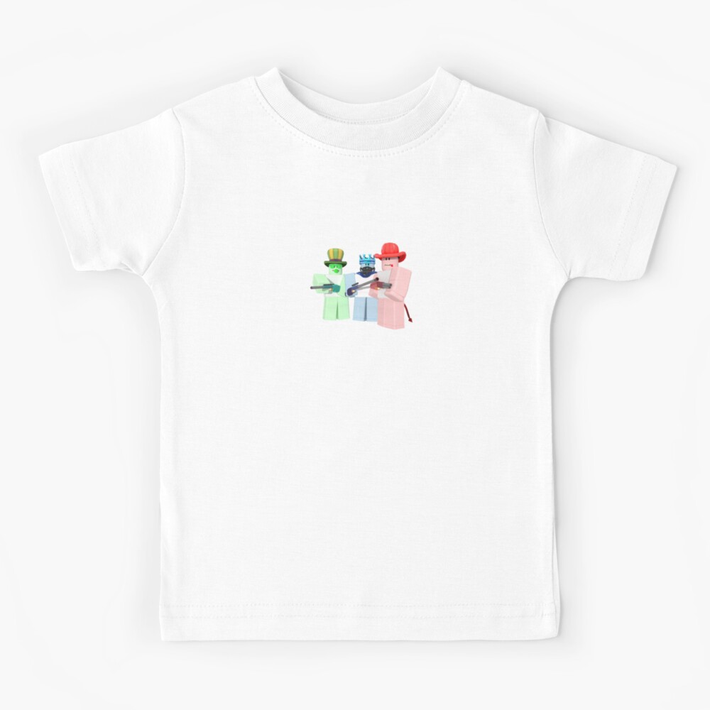 Colorful Roblox Game Characters Kids T Shirt By Captainswoosh Redbubble - roblox gaming character shirt