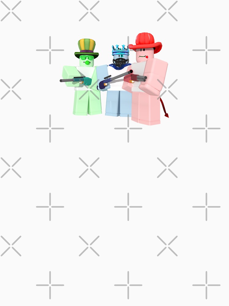 Colorful Roblox Game Characters T Shirt By Captainswoosh Redbubble - roblox t pose meme poster by alexcrewe redbubble