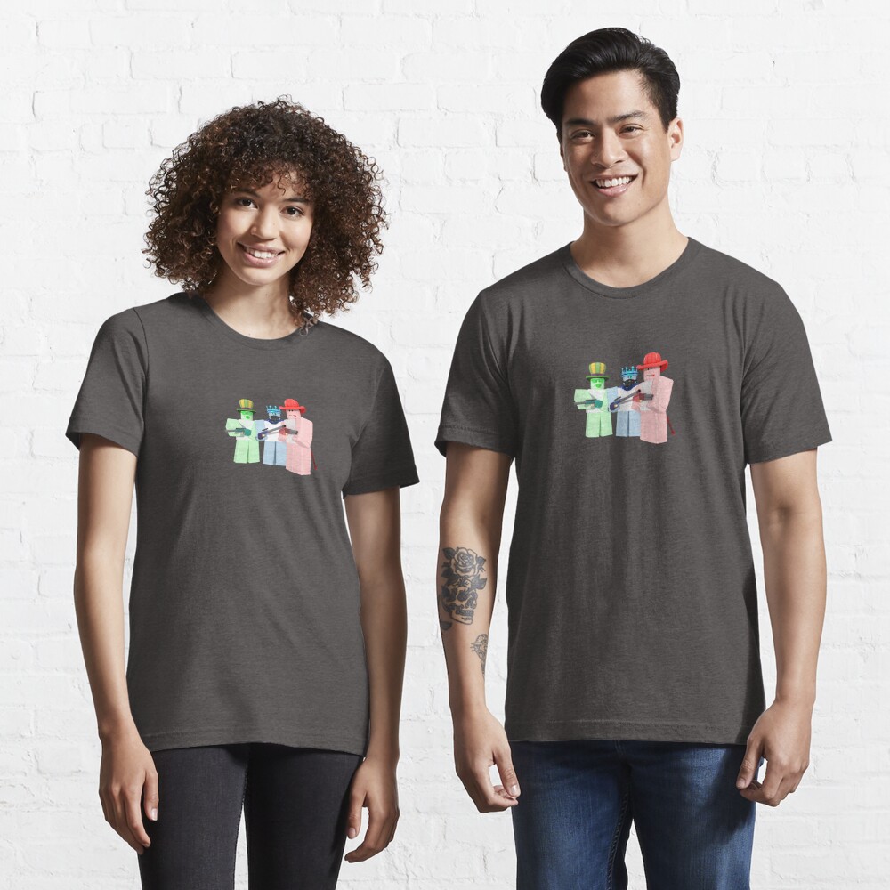 Colorful Roblox Game Characters T Shirt By Captainswoosh Redbubble - roblox yeet t shirts redbubble