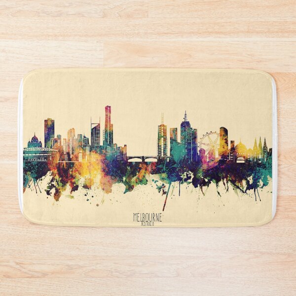 Item preview, melbourne skyline designed and sold by BekimART2.