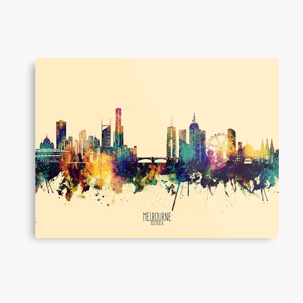 Item preview, melbourne skyline designed and sold by BekimART2.