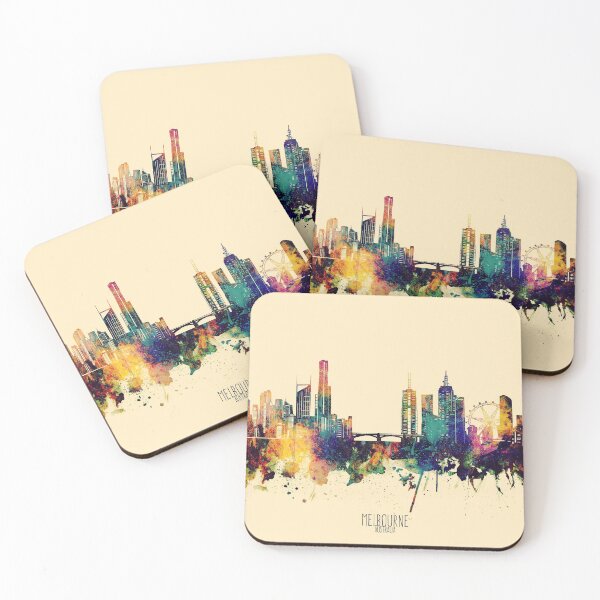 Item preview, melbourne skyline designed and sold by BekimART2.