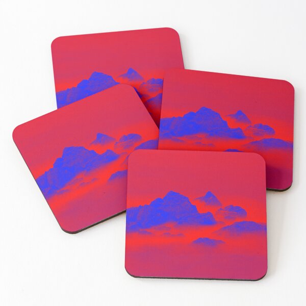 Item preview, Blue-Red Foggy Rock Contrast designed and sold by Brody Maddox.