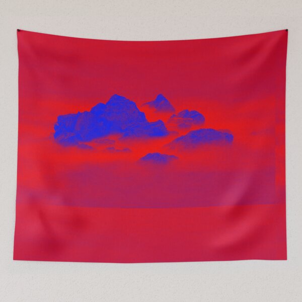 Item preview, Blue-Red Foggy Rock Contrast designed and sold by Brody Maddox.