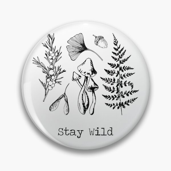 Item preview, Stay Wild Forest Plants designed and sold by move-mtns.