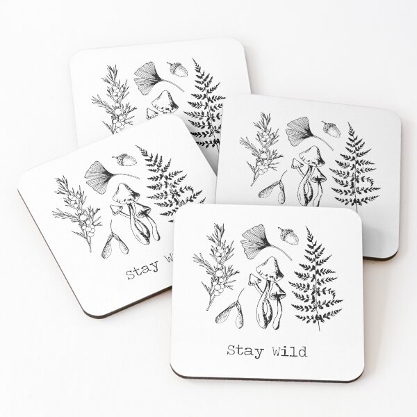 Item preview, Stay Wild Forest Plants designed and sold by move-mtns.