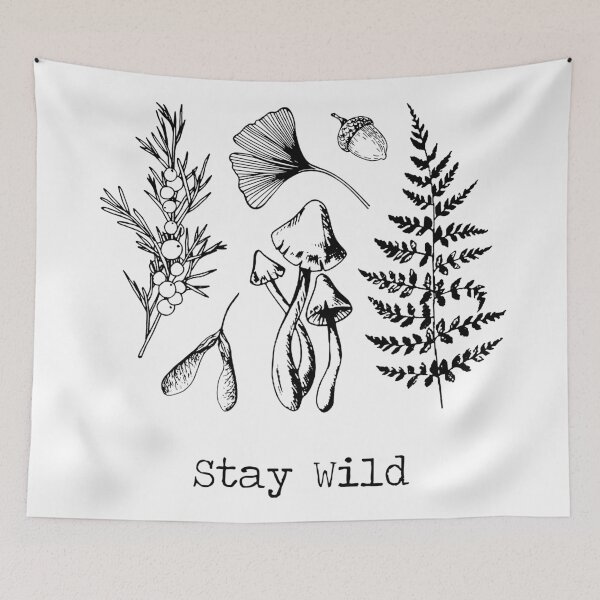 Item preview, Stay Wild Forest Plants designed and sold by move-mtns.