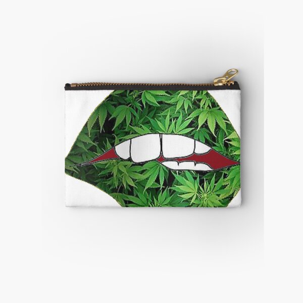 Item preview, big green ganja lips designed and sold by Marhewa.