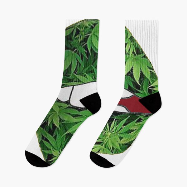 Item preview, big green ganja lips designed and sold by Marhewa.