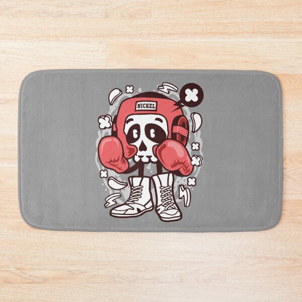 Item preview, Boxing Skull Cartoon Character - Funny T-shirt for poeple who love the sport of boxing! designed and sold by Nickelparis.