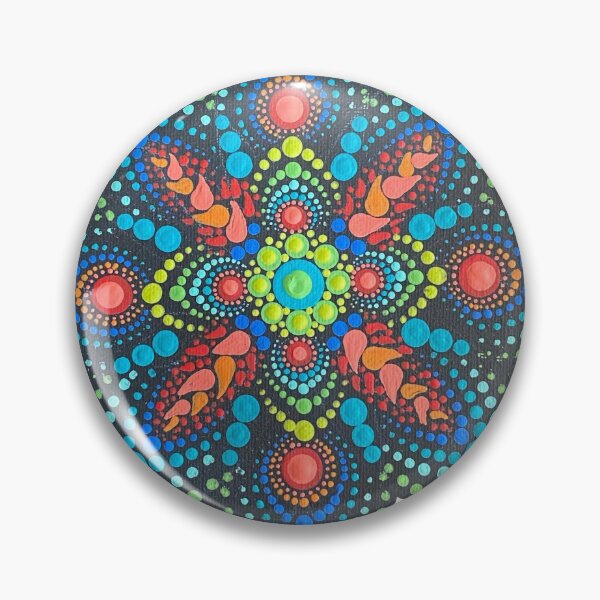 Item preview, Dot painting Mandala designed and sold by geekspeakjunk.