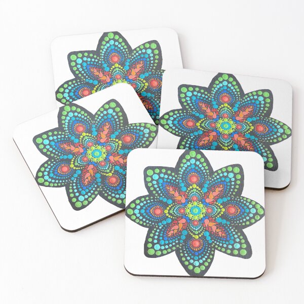 Item preview, Dot painting Mandala designed and sold by geekspeakjunk.