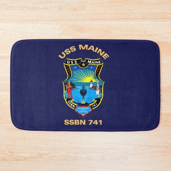 Item preview, USS Maine (SSBN-741) Crest for Dark Colors designed and sold by Nikki SpaceStuffPlus.