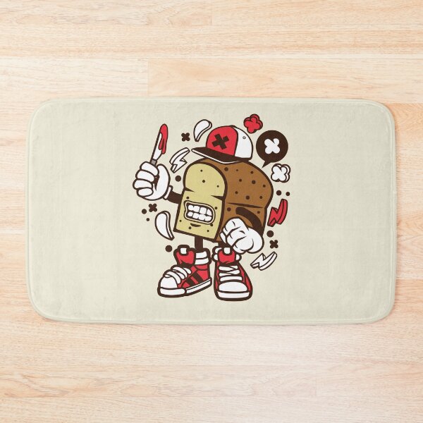 Item preview, Killer Bread Cartoon Character - Fun T-shirt for people who like things a little crazy! designed and sold by Nickelparis.