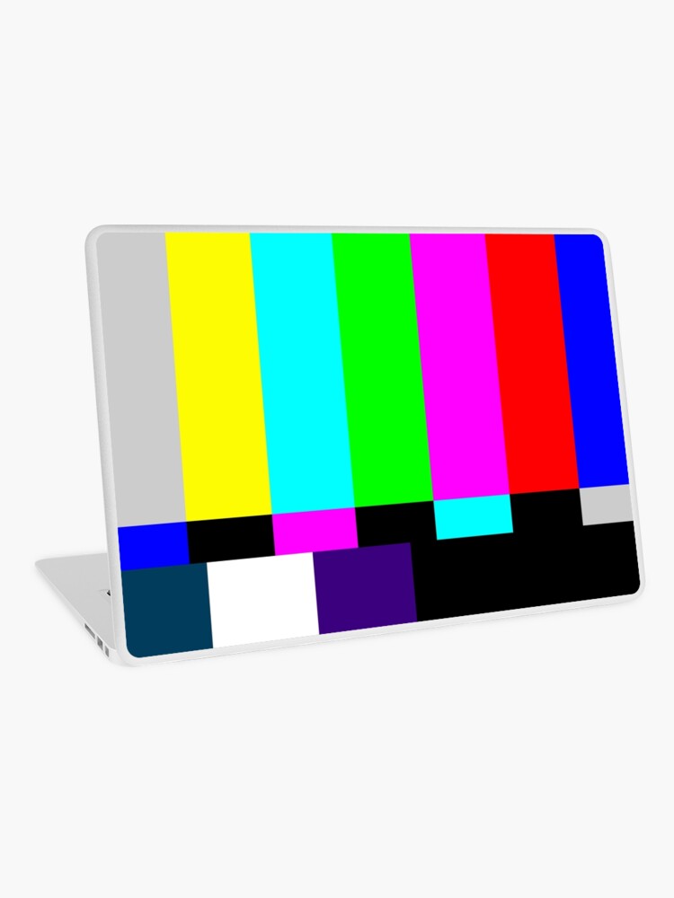 Aperçu 1 sur 2. Skin adhésive d'ordinateur avec l'œuvre Pas de signal - TV créée et vendue par galegshop.