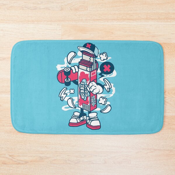 Item preview, Bubble Gum Cartoon Character - Funny illustration for people who remember that first taste of bubble gum or chewing gum! designed and sold by Nickelparis.