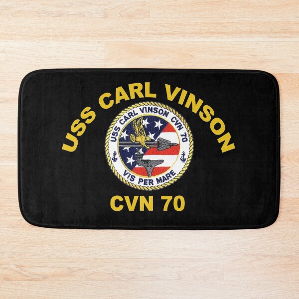 Item preview, USS Carl Vinson (CVN-70) Crest for Dark Colors designed and sold by Nikki SpaceStuffPlus.