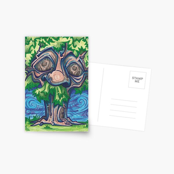 Einstein Tree Postcard