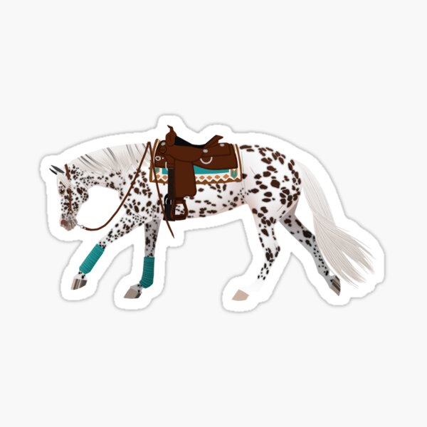 Item preview, Leopard Appaloosa Reining Horse - Equine Rampaige designed and sold by equinerampaige.