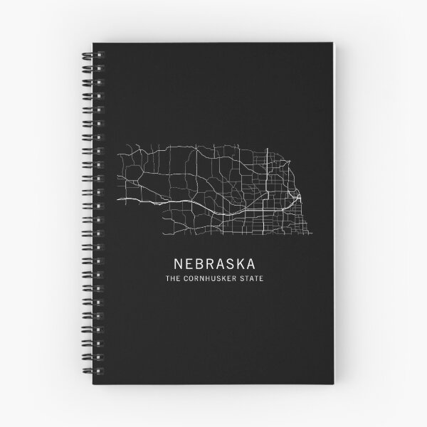 Item preview, Nebraska State Road Map designed and sold by clarkstpress.