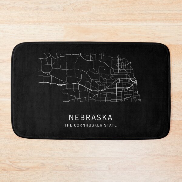 Item preview, Nebraska State Road Map designed and sold by clarkstpress.