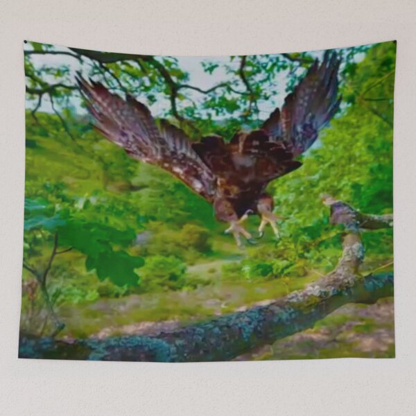 Item preview, Beautiful falcon taking off a tree designed and sold by Bruno Beach.