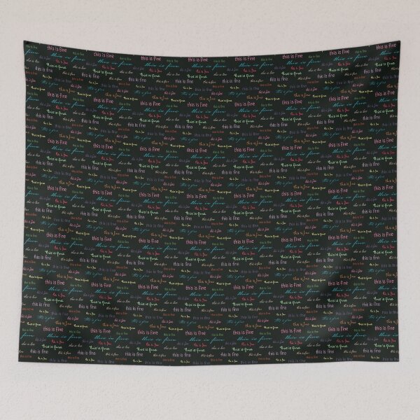Item preview, This Is Fine - Rainbow designed and sold by AmeeMax.