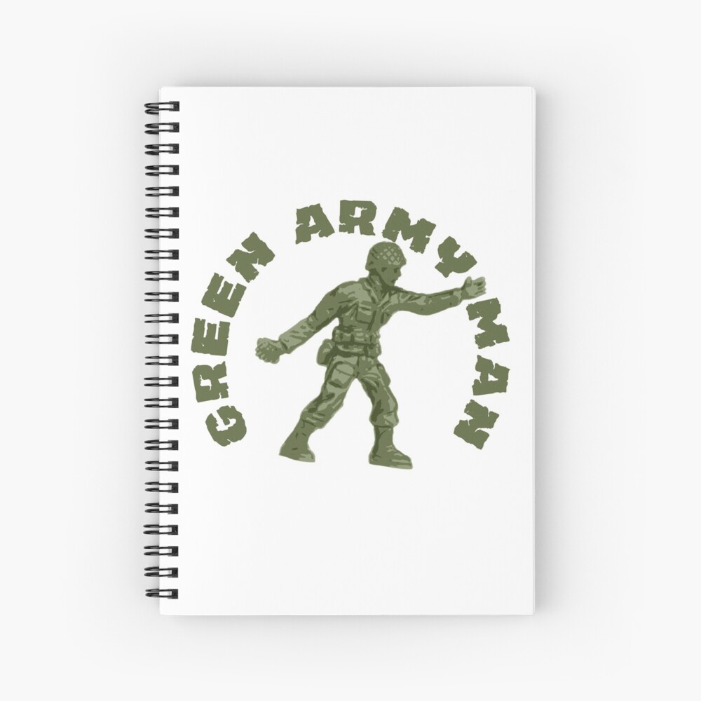 Item preview, Spiral Notebook designed and sold by greenarmyman.