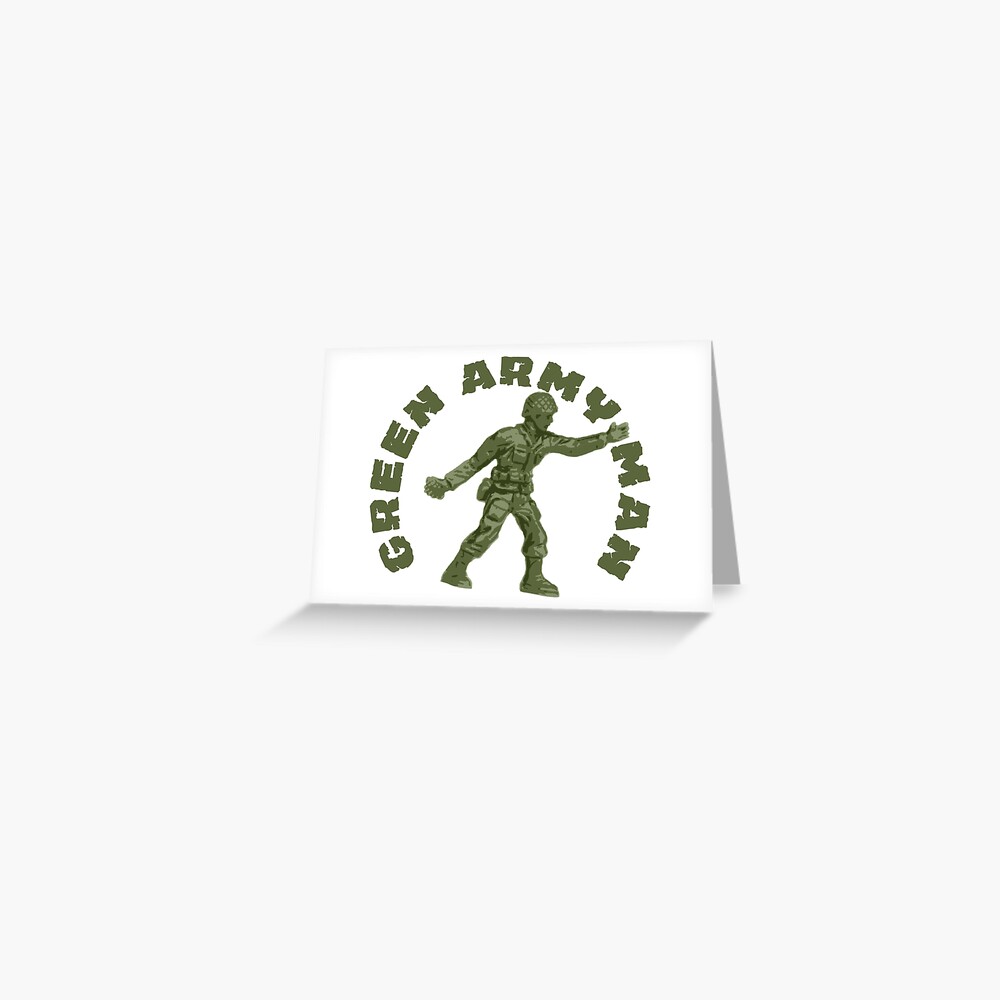 Item preview, Greeting Card designed and sold by greenarmyman.