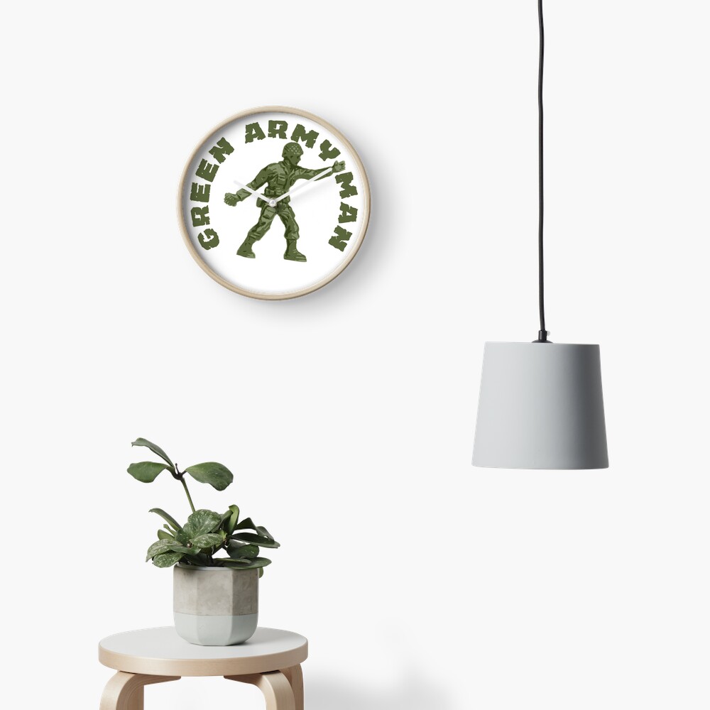 Item preview, Clock designed and sold by greenarmyman.