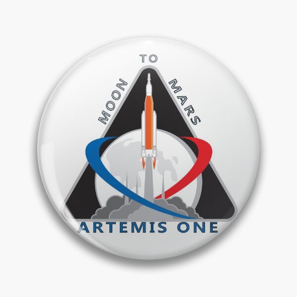Item preview, Artemis Mission One Logo designed and sold by Nikki SpaceStuffPlus.