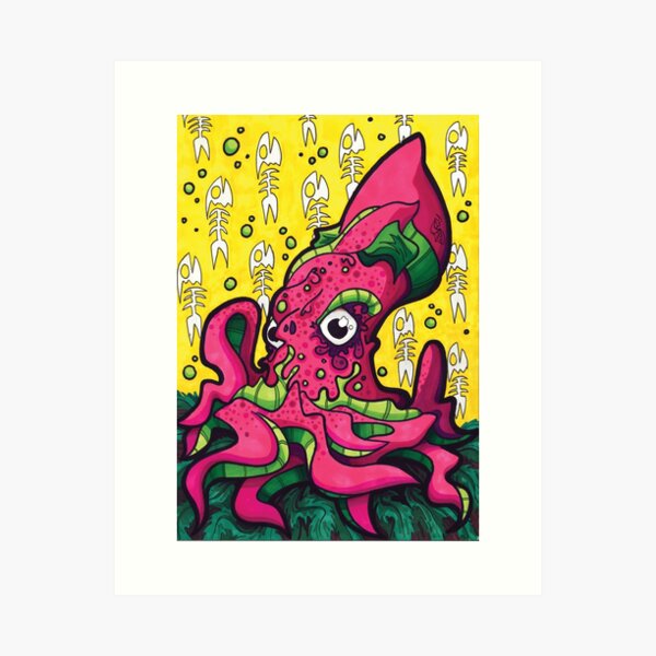 OctoSquid Art Print