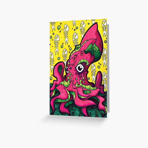 OctoSquid Greeting Card