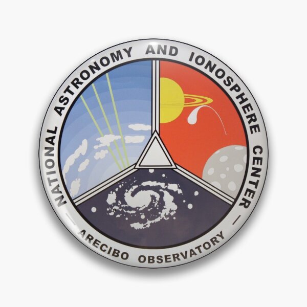 Item preview, National Astronomy and Ionosphere Center (NAIC) Logo designed and sold by Nikki SpaceStuffPlus.