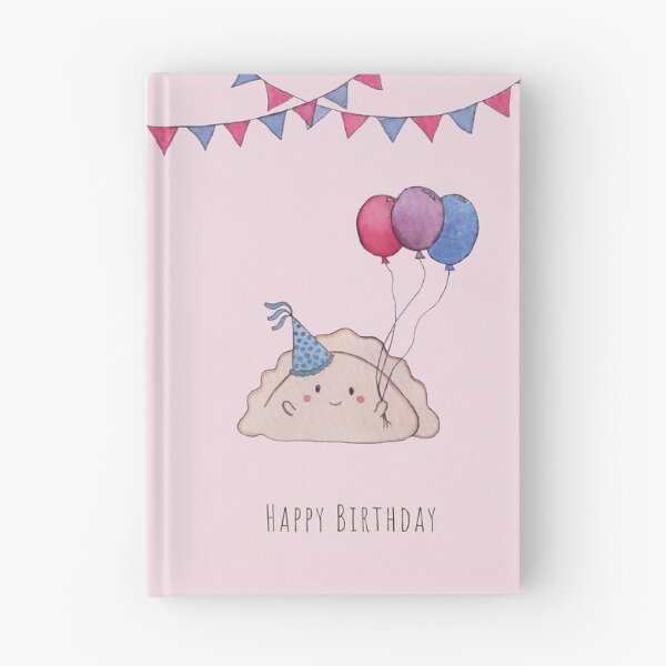 Item preview, Cute birthday dumpling pierogi celebration balloons designed and sold by littlebluefawn.