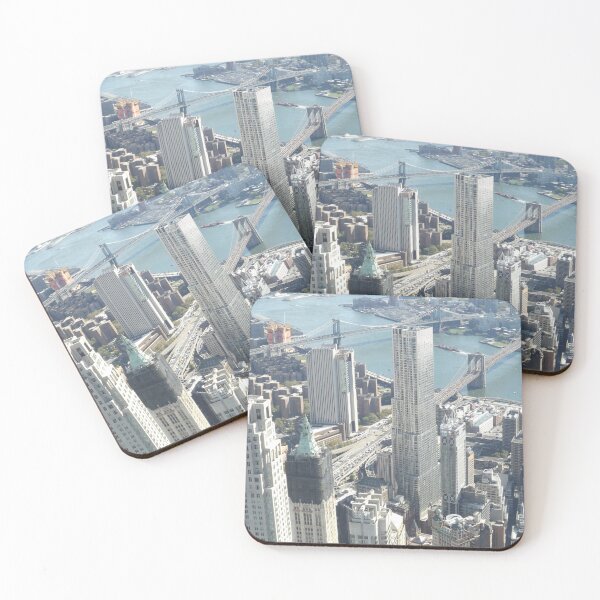 Item preview,  Aerial View, Skyscrapers, East River, Lower Manhattan, New York City designed and sold by lenspiro.