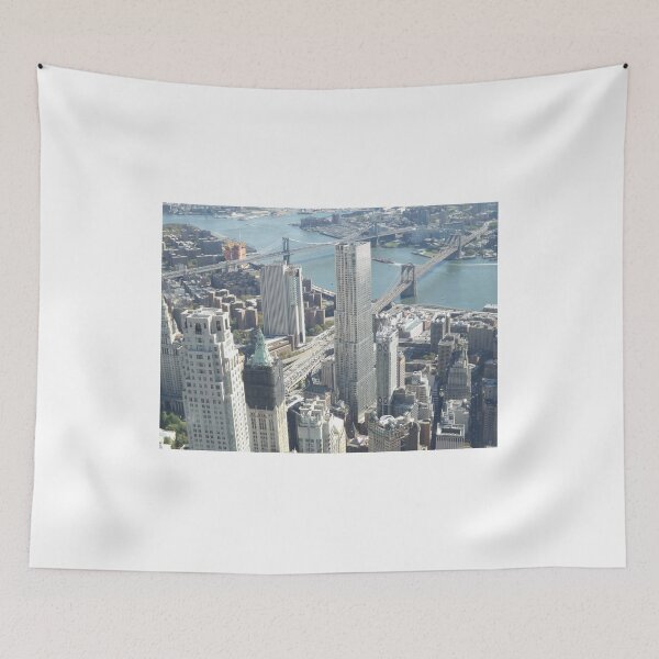 Item preview,  Aerial View, Skyscrapers, East River, Lower Manhattan, New York City designed and sold by lenspiro.