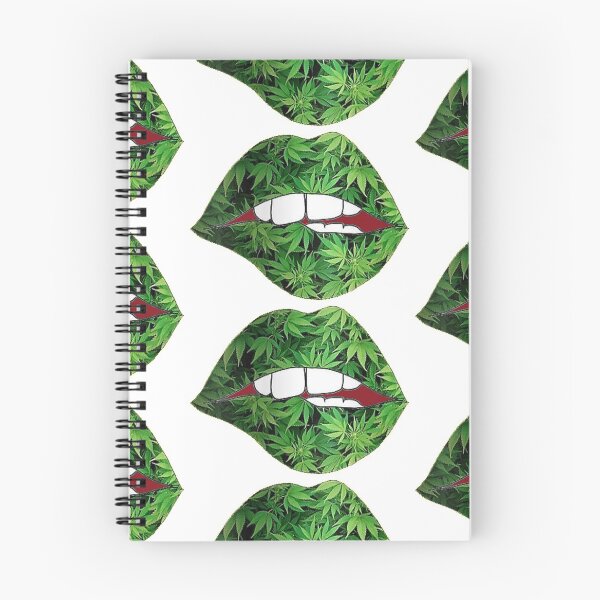 Item preview, small green ganja lips designed and sold by Marhewa.