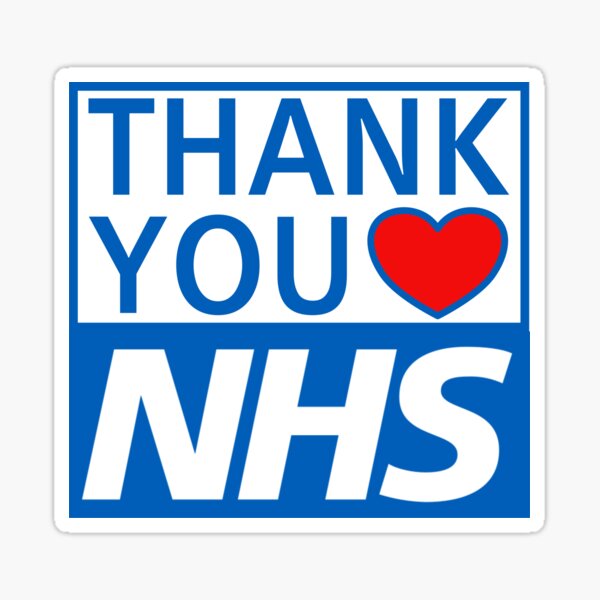 Thank you NHS PVC Outdoor Banner DONATE TO CHARITY WE LOVE NHS hospital